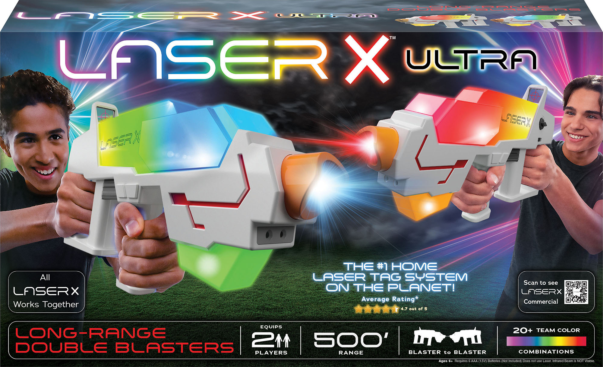 Laser X Ultra, pikamaa Blaster to Blaster - laserpüstolimäng