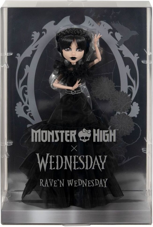 Monster High X - kolmapäeva Raveni kleidi nukk