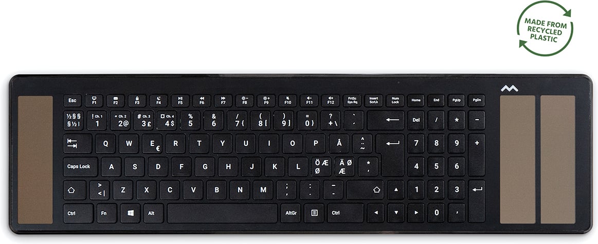 Mousetrapper tüüpi klaviatuur, must