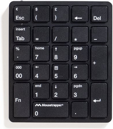Mousetrapper TB420 numbriklaviatuur, must