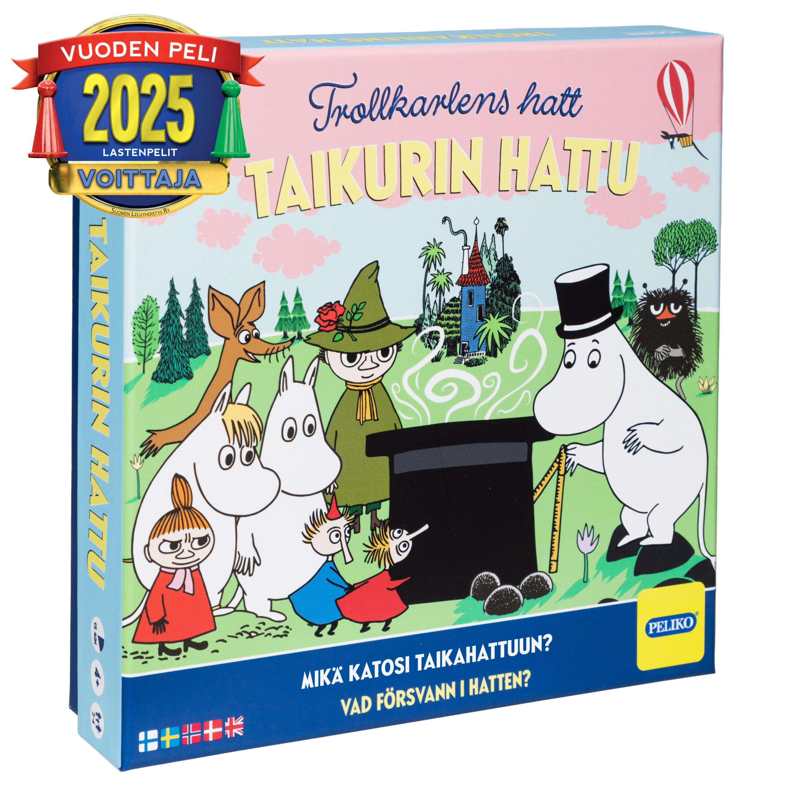 Mälumäng Muumi mustkunstniku müts