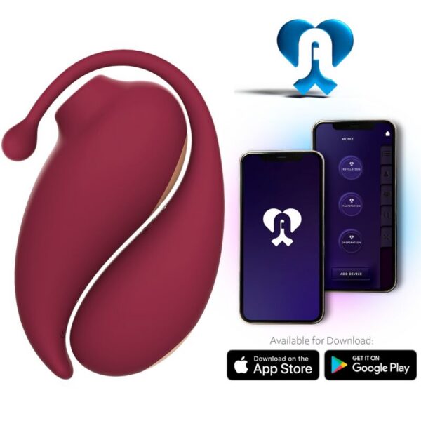 ADRIEN LASTIC - INSPIRATION CLITORIS SUCKER + RED VIBRATING EGG - FREE APP