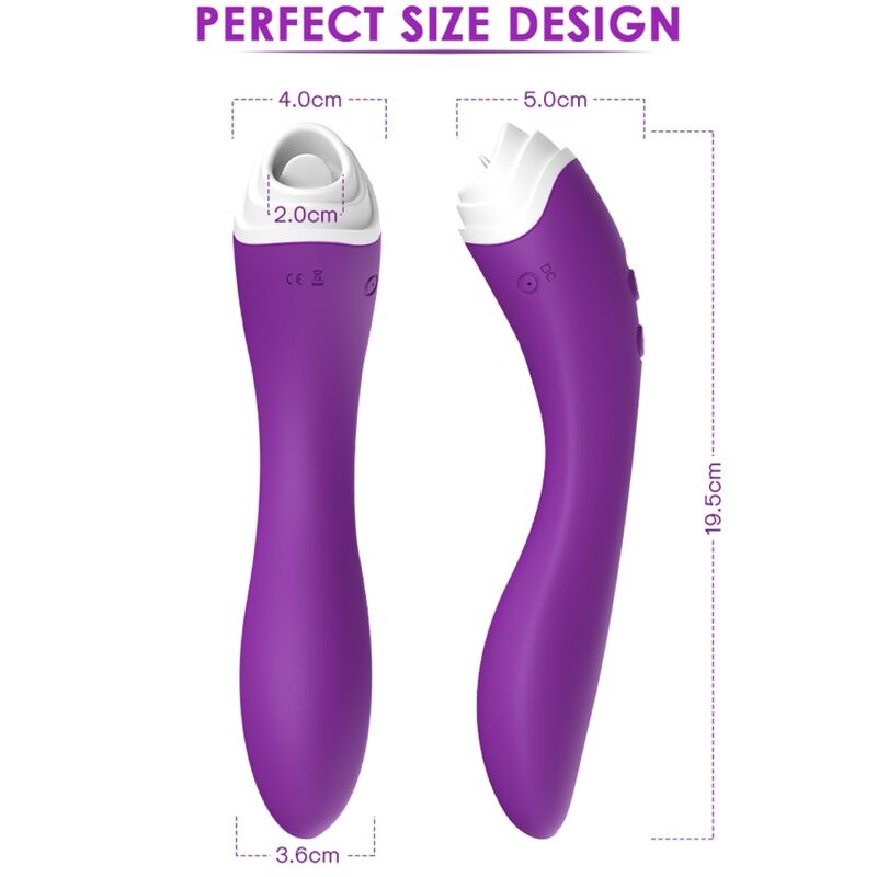 ARMONY - FAIRYLAND LICKING VIBRATING CLIT & VIBRATOR PURPLE - Image 4