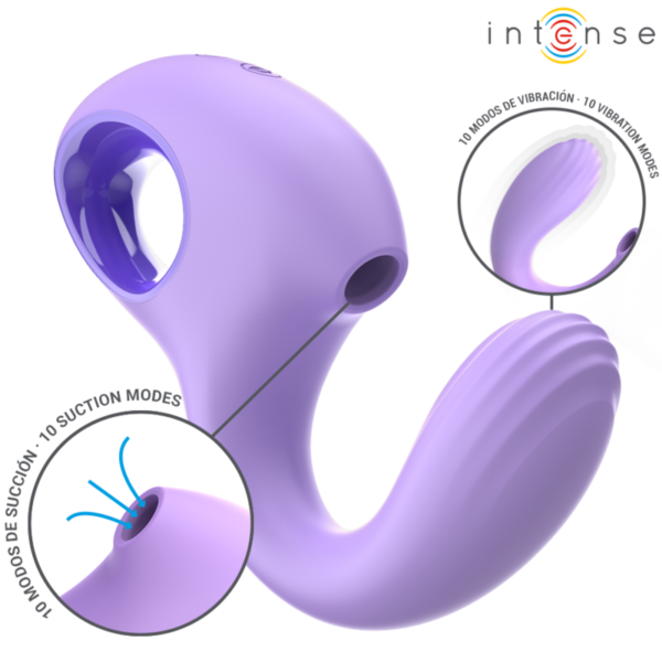 INTENSE - BAXTER VIBRATOR & STIMULATOR VIOLET