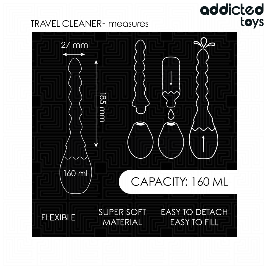 ADDICTED TOYS - TRAVEL CLEANER SILICONE MODEL 2 - Image 5