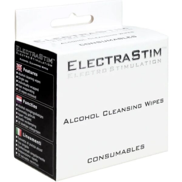 ELECTRASTIM - ALCOHOL CLEANSING WIPES 10 UNITS