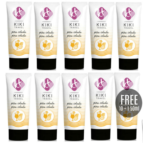 KIKÍ TRAVEL - PINA COLADA LUBRICANT 50 ML 10+1 FREE