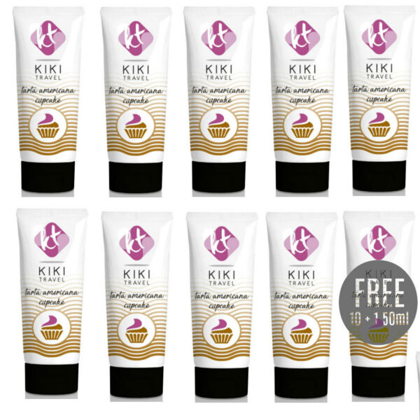 KIKÍ TRAVEL - CUPCAKE LUBRICANT 50 ML 10+1 FREE