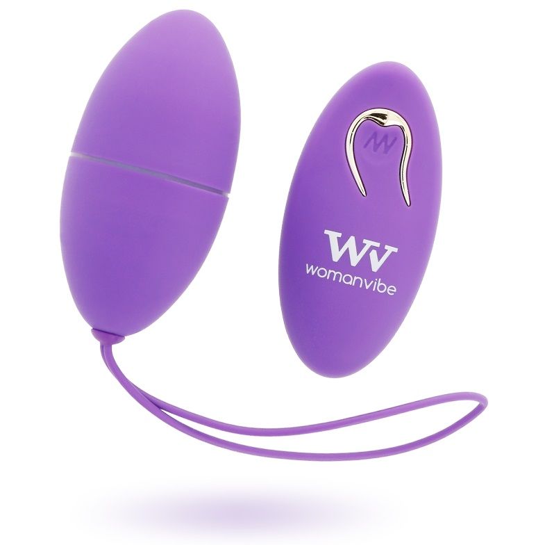WOMANVIBE - ALSAN SILICONE REMOTE CONTROL EGG PURPLE