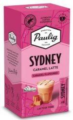 Paulig Sydney Caramel Latte kohvijoogipulber, 8 x 16,5 g