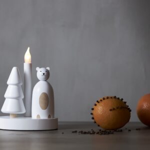 Star Trading Christmas Joy küünlajalg, jääkaru