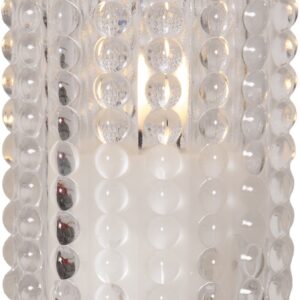 Star Trading Flamme Dotty LED-küünal, läbipaistev, 13 cm
