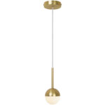Nordlux Contina ripplamp messing