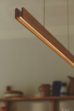 Nordlux Ilgas LED-ripatsvalgusti, puiduvärvi - Pilt 5