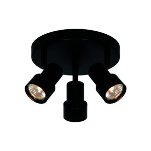 Nordlux Boston 3-osainen kattovalaisin, musta
