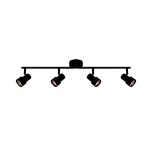 Nordlux Boston 4-piece ceiling lamp, black