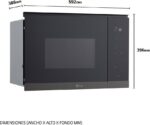 LG MG7Z2593B mikrolaineahi, must - Pilt 2