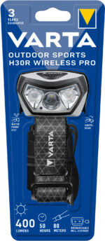 Varta Outdoor Sports H30R juhtmevaba Pro pealamp - Pilt 4
