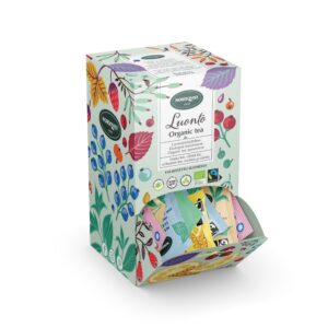 Nordqvist Luonto orgaanilise tee assortiment 100 tk, orgaaniline ja õiglase kaubanduse toode, 162,5 g