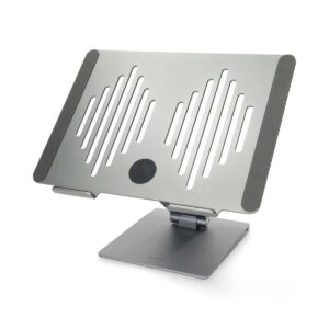 Nedis sülearvuti alus USB-jaoturiga, hõbedane