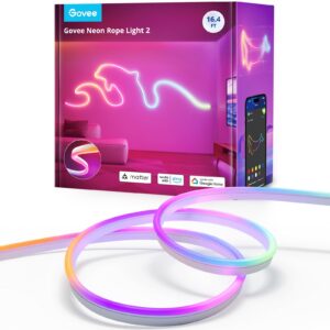 Govee Neon Rope Light 2 LED-valgusriba, 5 meetrit