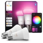 Philips Hue LED nutikas pirn, valge ja värviline meeleoluvalgus, E27, 810 lm, 2 tk pakis - Pilt 3