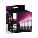 Philips Hue LED-älylamppu, White and color ambiance, E27, 810 lm, 4-pack - Pilt 2