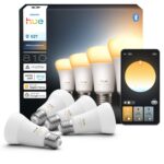 Philips Hue LED-älylamppu, White ambiance, E27, 810 lm, 4-pack - Pilt 3