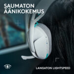 Logitech G321 langattomat pelikuulokkeet, valkoinen - Pilt 4