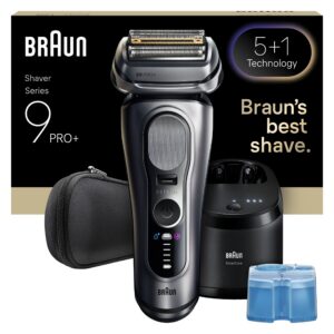 Braun Series 9 PRO+ 9667CC Wet&Dry -Pro SensoAdapt pardel SmartCare jaamaga, hõbedane