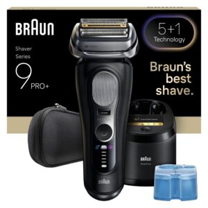 Braun Series 9 PRO+ 9660CC märg- ja kuivkasutusega pardel SmartCare jaamaga, must