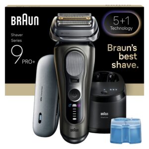 Braun Series 9 PRO+ 9675CC märg- ja kuivlõikamise pardel -Pro SensoAdapt SmartCare jaamaga, grafiit