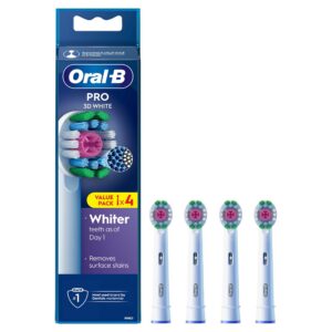 Oral-B Pro 3D White -vaihtoharjat, 4 kpl