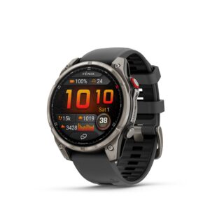 Garmin fenix 8 Pro spordikell, 47 mm, titaan