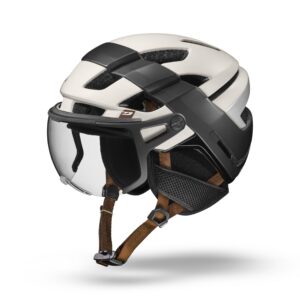 Julbo Itineraire Evo pyöräilykypärä, 54–58 cm, beige/musta