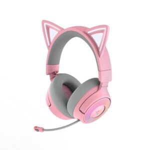 Razer Kraken Kitty V3 Pro mängukõrvaklapid, roosa