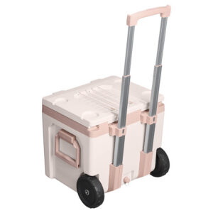 Stanley The Easy-Carry ratastel jahuti, roosakuldne, 47 l