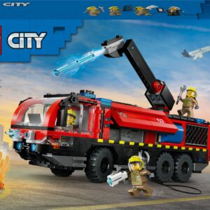 LEGO City Fire 60499 Lennujaama tuletõrjeauto