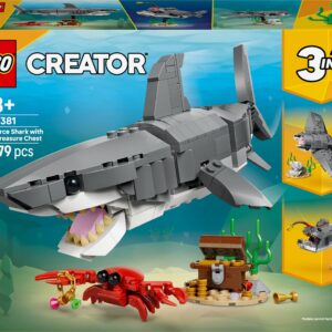 LEGO Creator 31381 Metsik hai ja aaretelaegas 3in1