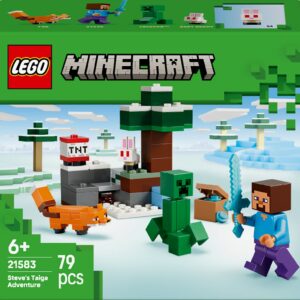 LEGO Minecraft 21583 Steve'i seiklus taiga metsas