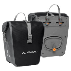 Vaude Aqua Front, polkupyörän etulaukut, musta, pari