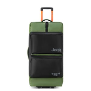 Delsey Jeep JS006B Trolley Duffle kohver, 82 cm, roheline