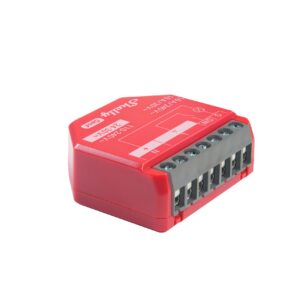 Shelly 1PM Gen4 älykytkin, punainen