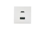 Shelly USB Charger for Wall Display Stand USB-laturi, valkoinen - Pilt 2