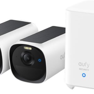 Anker eufyCam E40 valvontakamerajärjestelmä, 2 kameraa + HomeBase 2 keskitin