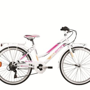 Atala Alice 24" polkupyörä, 6-vaihteinen, valkoinen