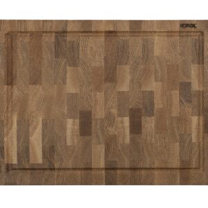 Heiroli lõikelaud soonega, 40 x 30 x 4 cm, tamm