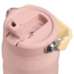 Stanley IceFlow Flip Straw 2.0 Bottle termospullo, 0,47 l, Peach Rose - Pilt 2