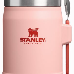 Stanley The Legendary Classic Food Jar ruokatermos ja spork, 0.41 l, Peach Rose