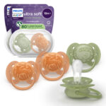 Philips Avent Ultra Soft lutt, üle 18 kuu, 4 tk, roheline/oranž